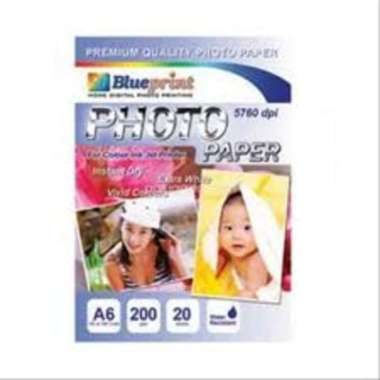 KERTAS FOTO BLUEPRINT A6 GLOSSY