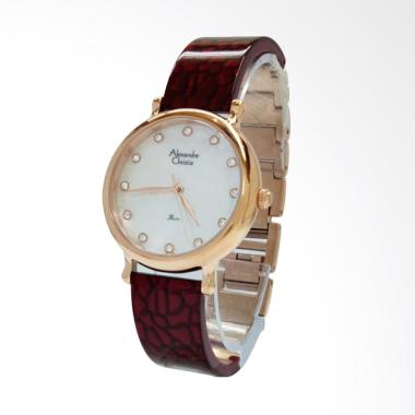Alexandre Christie 2609 Jam Tangan Wanita - Rosegold Red