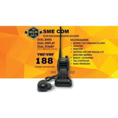 HT.DUALBAND SME com 188 VHF / UHF