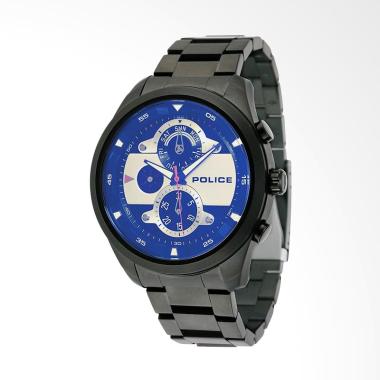 Police Marine Multi Dial Tali Stain ... a - Hitam PL.14836JSB-02M