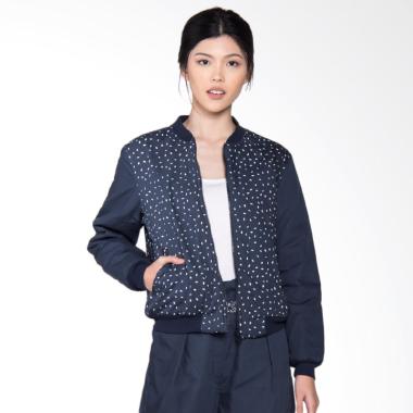 POP.U by Populo Batik JW7901 Beras ... mber Jacket Wanita - Blue