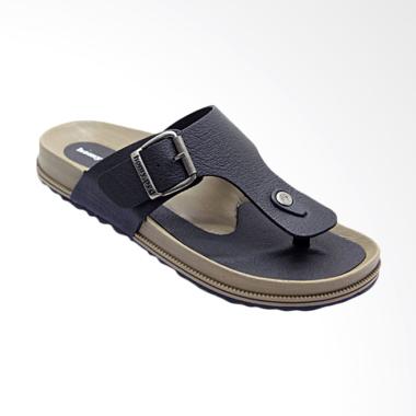 HOMYPED Navara 806 Leather Sandal Pria - Black
