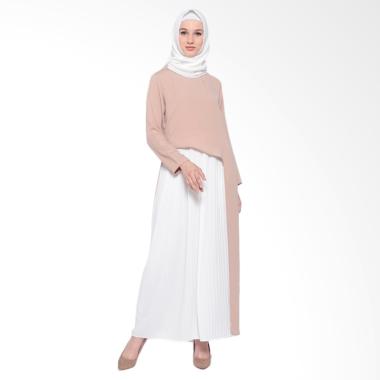 Kara Indonesia Alan Dress Long Dress Muslim Wanita - Tanbrown