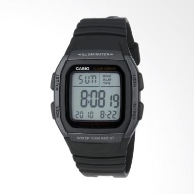 Casio Men's Classic Sport Watch Jam Tangan Pria - Black W96H-1BV