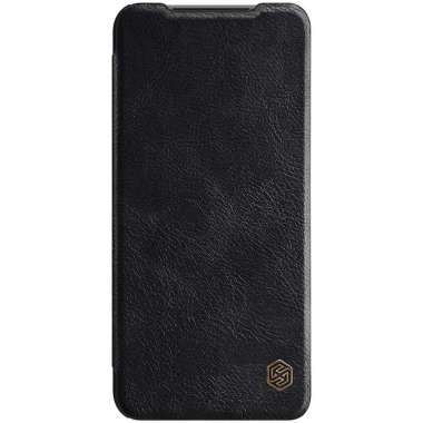 Nillkin Casing Qin Leather Hard Flip Case Xiaomi Redmi Note 10 4G / Redmi Note 10S Black