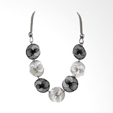 Shvana Syihara Kalung Wanita - Silver Hitam