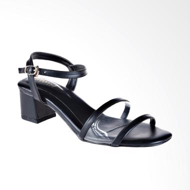 Papercut Shoes AN Ankle Strap Sandal Heels - Black