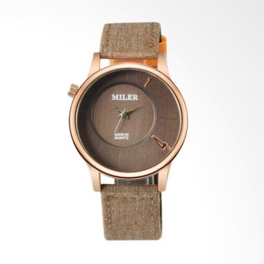 MILER WAT1729I Luxury Ladies Leathe ... Jam Tangan Wanita - Beige