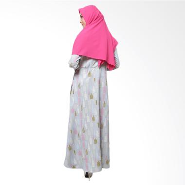 SOFEYA Zahira Syar'i Gamis Ibu Menyusui - Grey