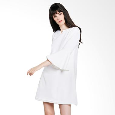 Yoorafashion DS804 Afwindo Tulip Ke ... Wanita Mini Dress - White