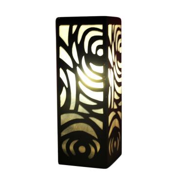 Hermosa Home Decor Flower Table Lamp - White