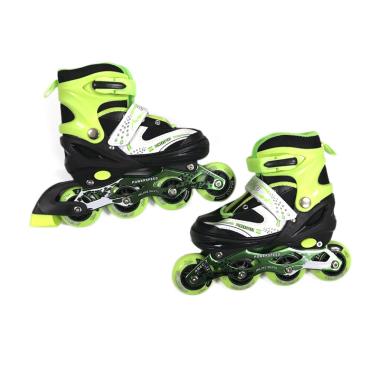 Allsportinggoods Power Speed Sepatu Roda - Hijau [Size M/34-37 cm]