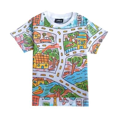 Jumma Kids Draw My Mind Baju Atasan Anak Laki-Laki