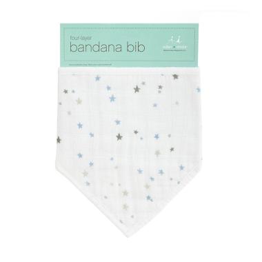 Aden Anais Night Sky Bandana Bib Celemek Bayi - White