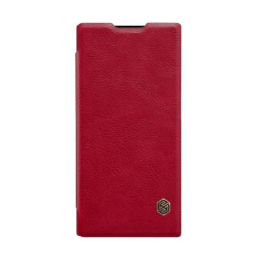 Nillkin Qin Leather Flipcase Casing for Sony Xperia XA2 Ultra Dual - Red Red
