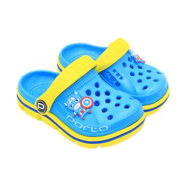 Porto 1006 T Sandal Selop Anak Laki Laki - Blue Yellow