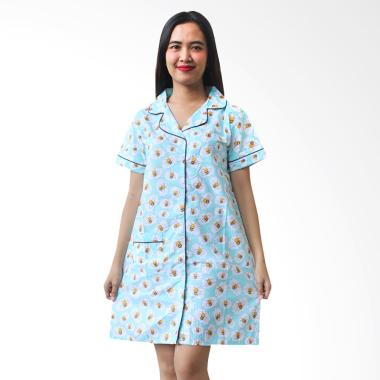 Aily DS002 Bee Katun Jepang Daster Wanita - Biru