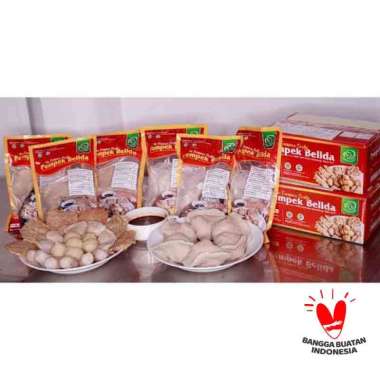Pempek Belida CRP Asli Palembang Paket Lengkap Campur + Kapal Selam