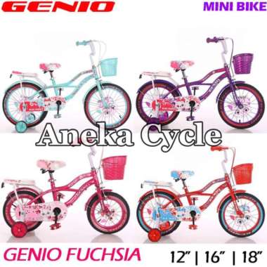 Sepeda Anak Perempuan Mini Genio Sakura 12