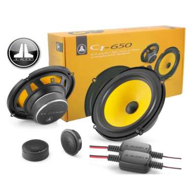 JL Audio C1-650 Split Speaker Component 2-Way 6.5 inch Set ORIGINAL hitam kuning