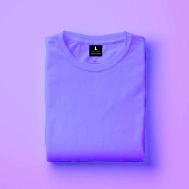 SUPERTEE FASHION PRIA PAKAIAN KAOS POLO PRIA PSSST UNGU MUDA XXL