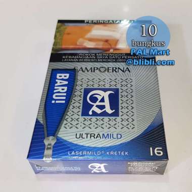 rokok SAMPOERNA ULTRAMILD 16 [1 slop / 10 bungkus @ 16 batang] / U Ultra Mild