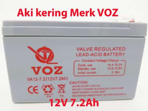 Aki kering VOZ 12V 7.2Ah - UPS baterai / battery /accu