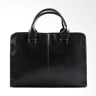 Enable Man Tas Jinjing Kulit Pria - Black