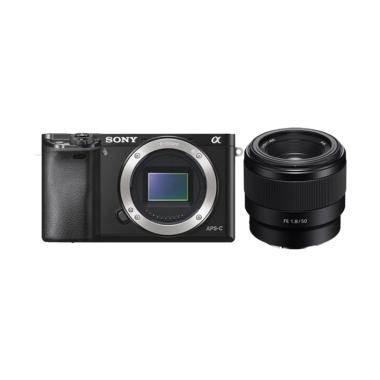 Sony Alpha A6000 Body Only+ FE 50mm F/1.8 jpckemang GARANSI RESMI