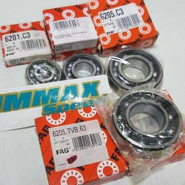 Bearing 6205 Tvb63 Ratio FAG Kruk As Suzuki Satria Ru 120 120R 2T Full Set Hi Speed Fulset Fullset K