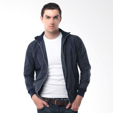 Crows Denim Exclusive Parasut Jaket Pria - Blue