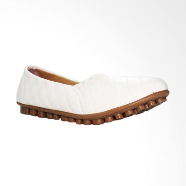 DEcTionS Snake Flat Shoes Wanita - Putih