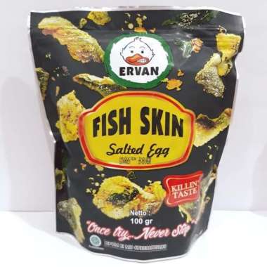 Ervan fish skin salted egg 100gr