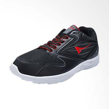 Ardiles Frank Sepatu Sneakers Pria - Hitam Merah