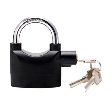 Kinbar LR-44 HBS Gembok Alarm Motor - Hitam [Panjang : 13 cm]