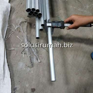 PIPA 18MM 3/4 INCH ALUMINIUM PANJANG 1M OD+- 18 MM