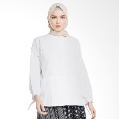 Delarosa Duo Ruffle Tunik Baju Muslim Wanita