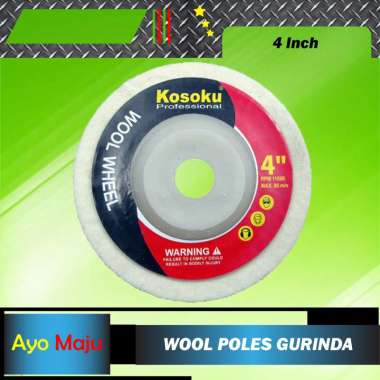 Wool Poles Gurinda 4" Grinding Wool Poles Stainless Steel 4 inch