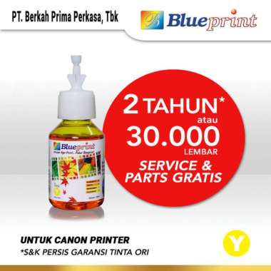 BLUEPRINT Tinta Canon Refill For Printer Canon IP2770, MG2570 - 100 ml Kuning