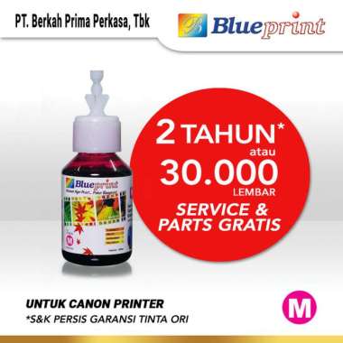 BLUEPRINT Tinta Canon Refill For Printer Canon IP2770, MG2570 - 100 ml Merah