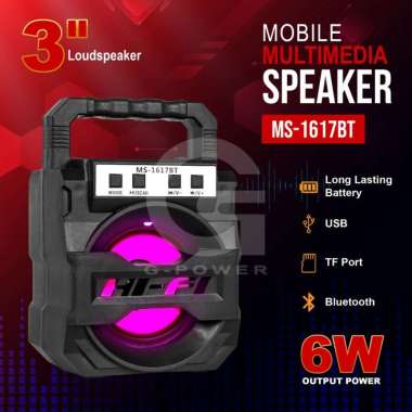 GPOWER SPEAKER MS1617BT MS1618BT MS1619BT MS1620BT Wireless Multimedia Speaker - ORI