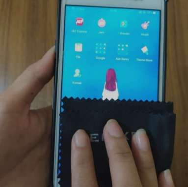 Kanebo utk HP , Lap KANEBO handphone. Cling Bersih Anti minyak Kilap