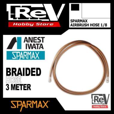 SELANG AIRBRUSH SPARMAX 3 METER AIRBRUSH HOSE BRAIDED