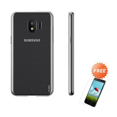 OEM Crystal Hardcase Casing for Samsung Galaxy J4 2018 or J400 - Clear + Free Tempered