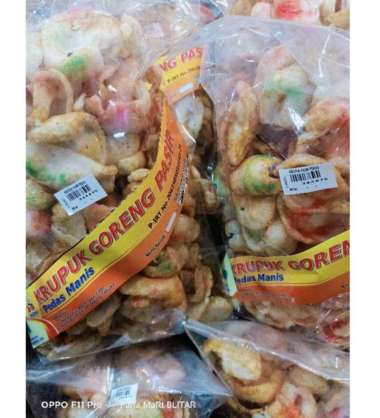KERUPUK GORENG PASIR PEDAS MANIS KHAS BLITAR
