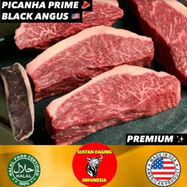 WAGYU PICANHA STEAK PRIME BLACK ANGUS PREMIUM 180 GRAM IMPORT DARI USA/ STEAK PICANHA/ PICANHA STEAK