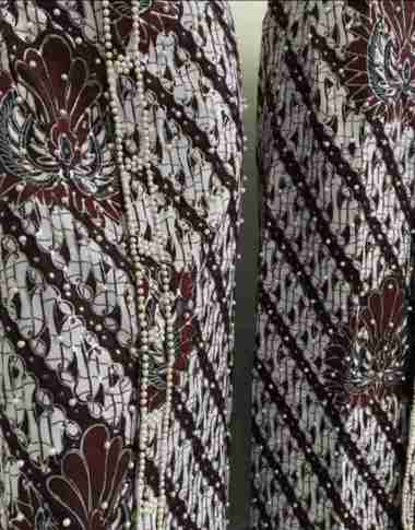 Jarik Pengantin Pasangan Bertabur Payet Mote Cakep Banget Alusan Motif 2