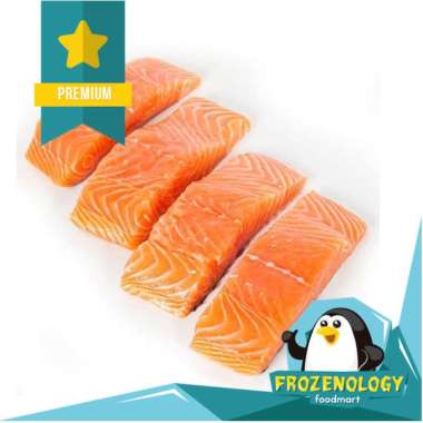 Norwegian Fresh Salmon Fish Fillet Ikan Salmon Filet Kirimi 1 kg Prime