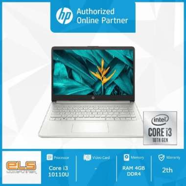 HP 14s-CF2517TU - Silver [i3 10110U-4GB-SSD 256GB] Silver