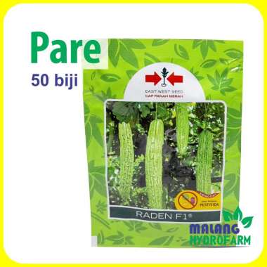 Benih Pare Raden F1 50 biji Cap Panah Merah unggul bibit hidroponik butir sayur hydroponik paria